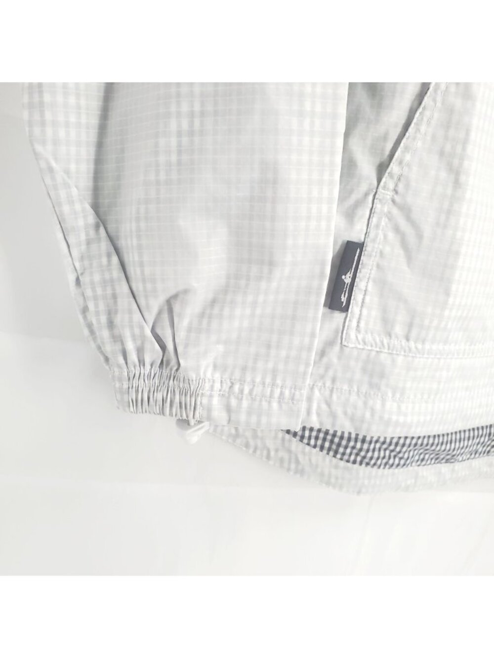 Charles River Apparel Women's 5006 Hyannis Port Anorak Navy/White Gingham Medium - Picture 9 of 14